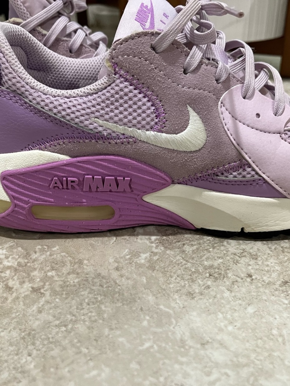 Nike Air Max Lilac and White Women's Sneakers